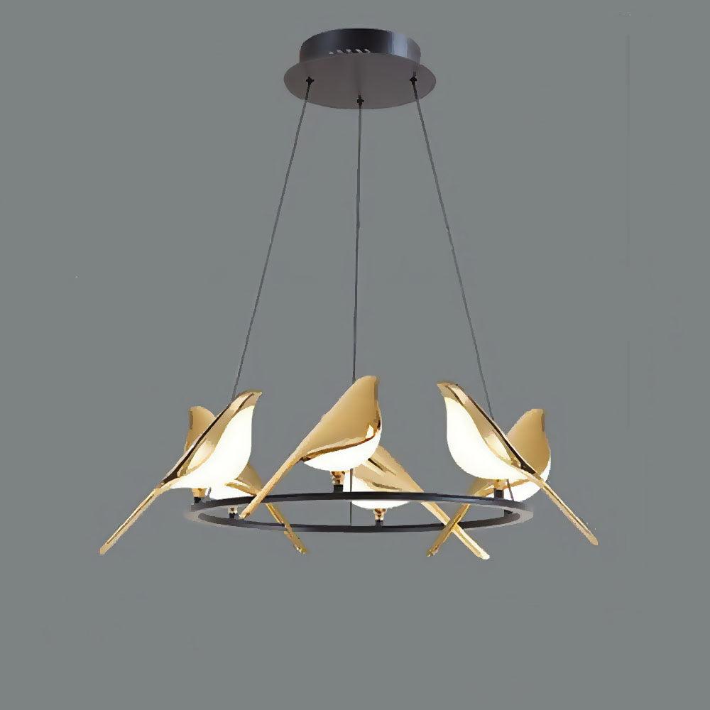 SkyLight - Speelse Hanglamp met Decoratieve Vogencirkel voor een Unieke en Luchtige Sfeer