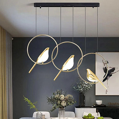 SkyLight - Speelse Hanglamp met Decoratieve Vogencirkel voor een Unieke en Luchtige Sfeer