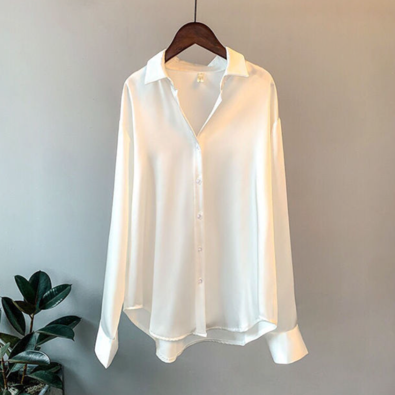 Daphne – Zijdezachte Blouse Voor Een Elegante Look