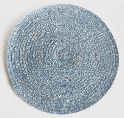 Chambray Blauw Placemat - Set van 2