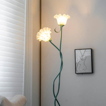 PetalGlow | Stijlvolle Serene Bloemen Vloerlamp