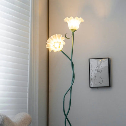 PetalGlow | Stijlvolle Serene Bloemen Vloerlamp