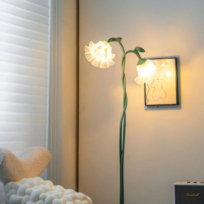 PetalGlow | Stijlvolle Serene Bloemen Vloerlamp