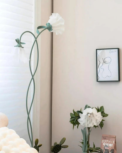 PetalGlow | Stijlvolle Serene Bloemen Vloerlamp