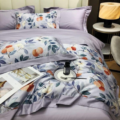 Lavender Bloom - Dekbedovertrekset van Egyptisch Katoen | Luxe, ademend en zacht voor optimaal comfort.