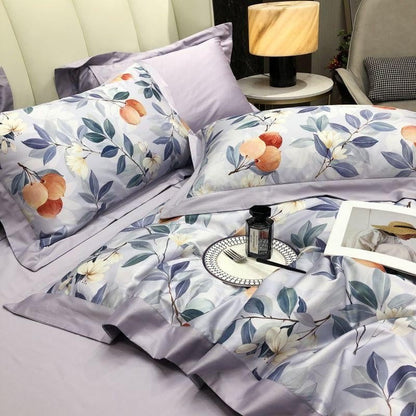 Lavender Bloom - Dekbedovertrekset van Egyptisch Katoen | Luxe, ademend en zacht voor optimaal comfort.