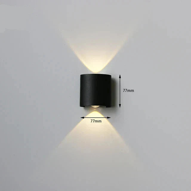 Moderne LED Wandlamp Lara – Stijlvolle Waterdichte Verlichting voor Binnen en Buiten