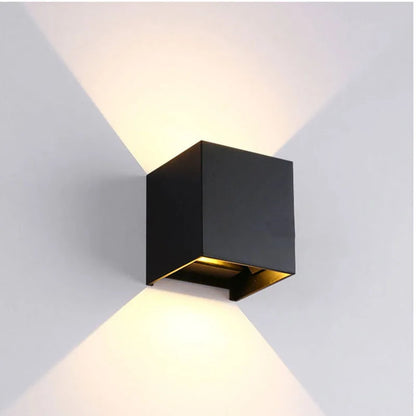 SquareGleam - Verstelbare Vierkante LED Wandlamp