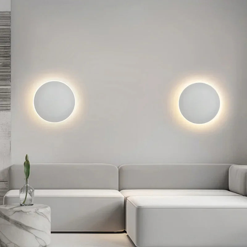 Alexandros - Stijlvolle Ronde LED Wandlamp voor Moderne Interieurs