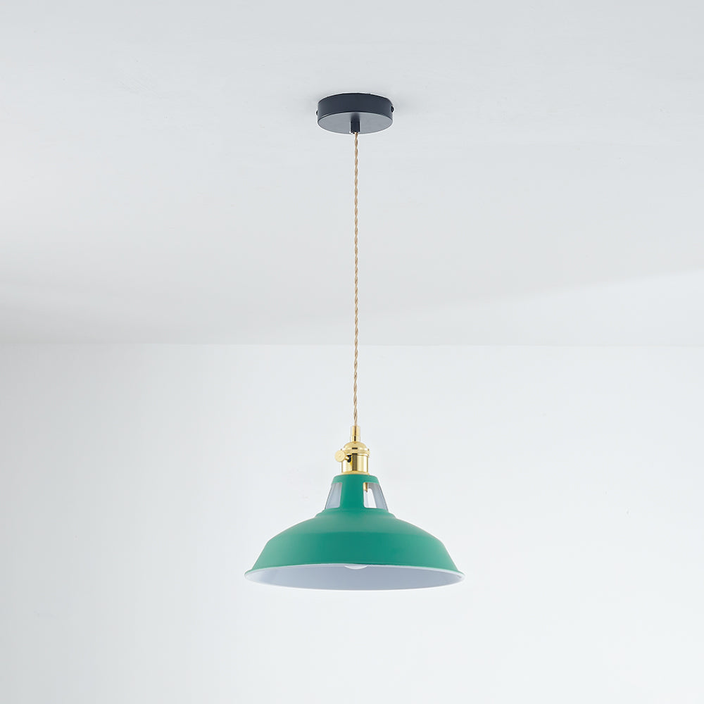 SpectrumGlow - Kleurrijke Metalen Hanglamp met Vibrant Design