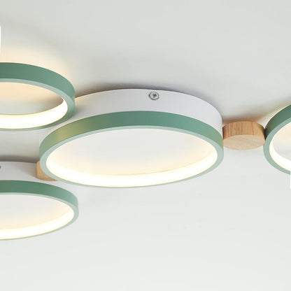 Antoine – Moderne Plafondlamp in Wit en Grijs Metaal