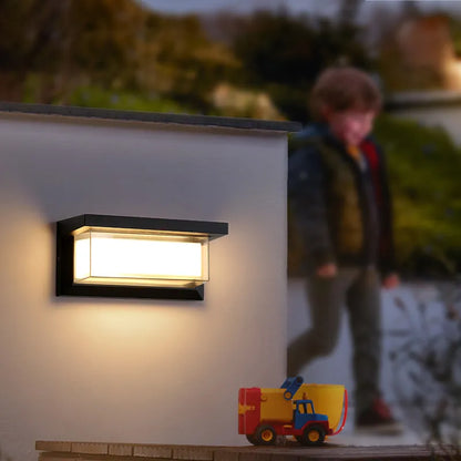 TwilightGlow - Waterdichte LED Wandlamp voor Buitenruimtes