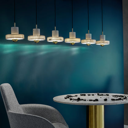 AuraMarbre – Chique Marmeren Hanglamp voor Luxe Verlichting