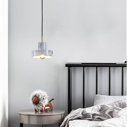 AuraMarbre – Chique Marmeren Hanglamp voor Luxe Verlichting