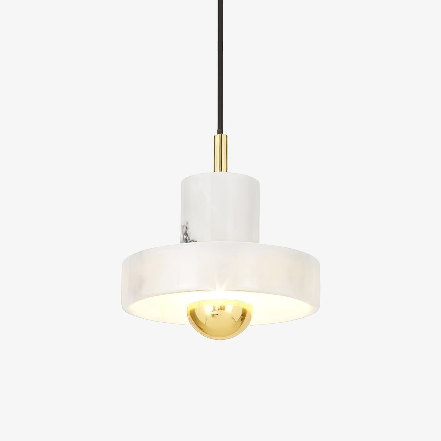 AuraMarbre – Chique Marmeren Hanglamp voor Luxe Verlichting