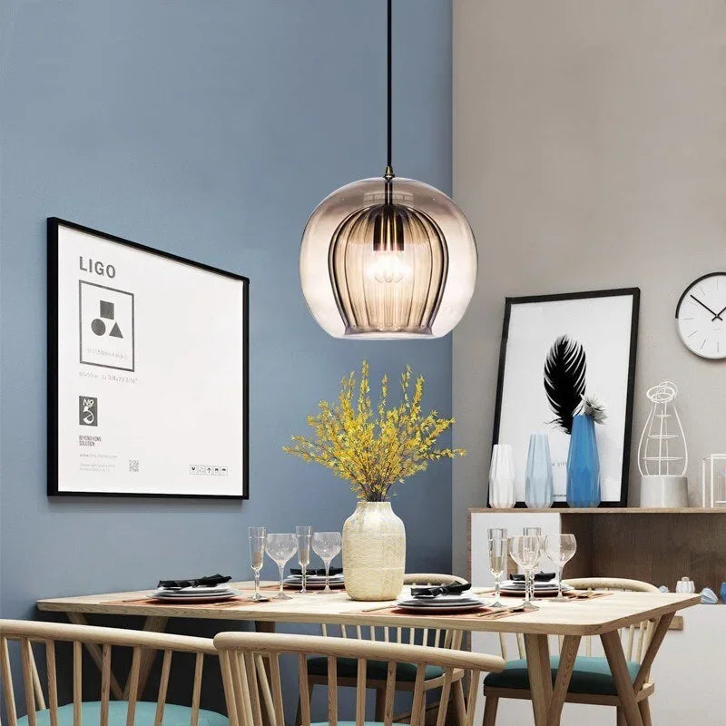 GlasLumen – Moderne Hanglamp met Glazen Ontwerp voor Stijlvolle Verlichting