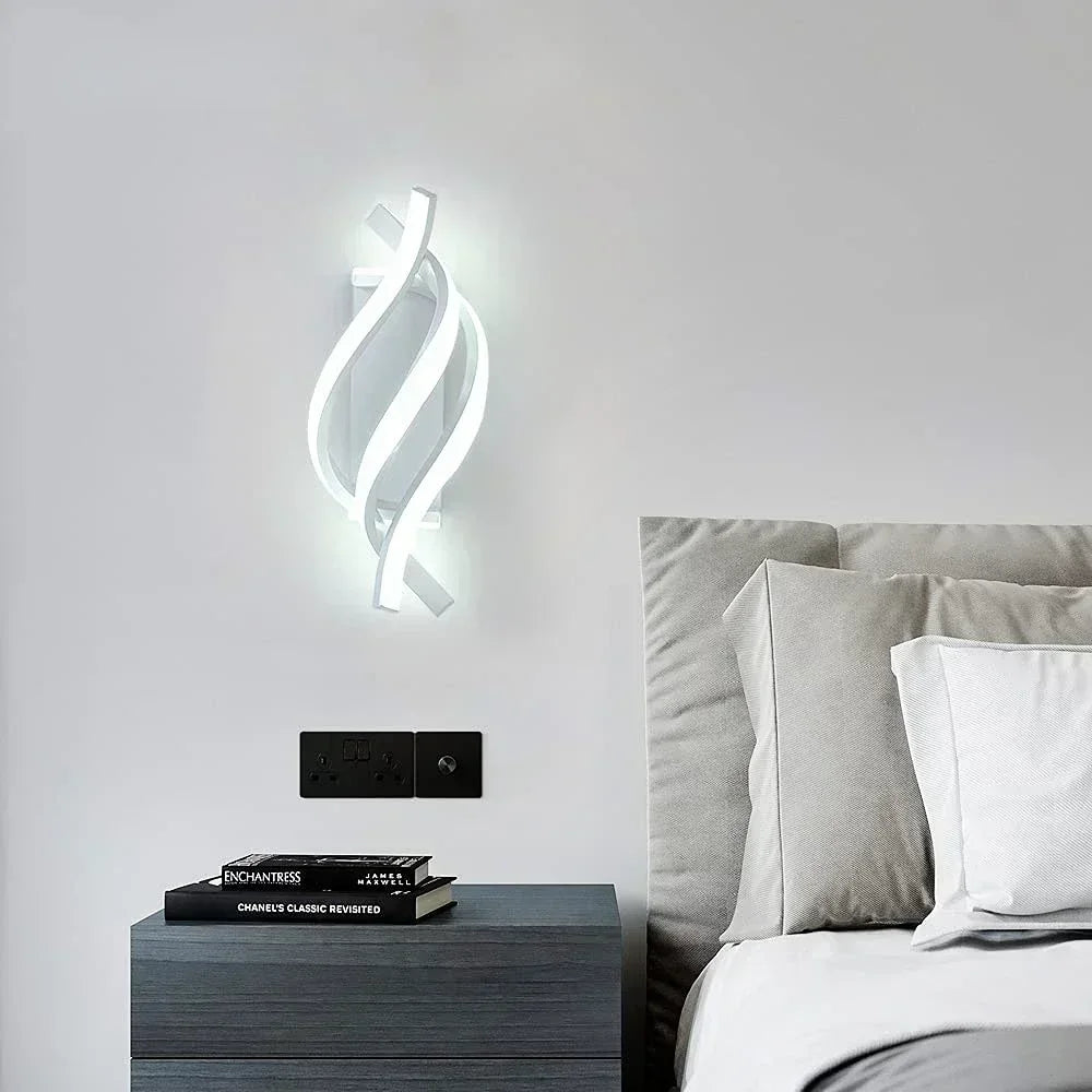 SpiraGlow - Eigentijdse Spirale Wandlamp voor een Moderne Look