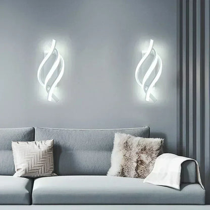 SpiraGlow - Eigentijdse Spirale Wandlamp voor een Moderne Look