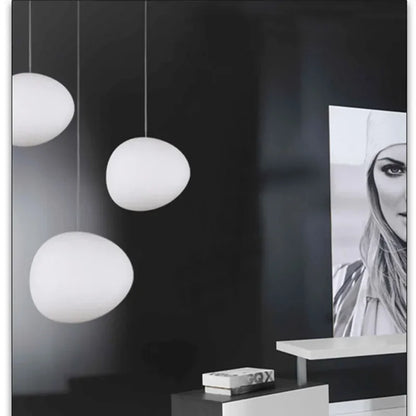 CelestialGlow – Ronde Glazen Hanglamp voor Moderne Sfeer