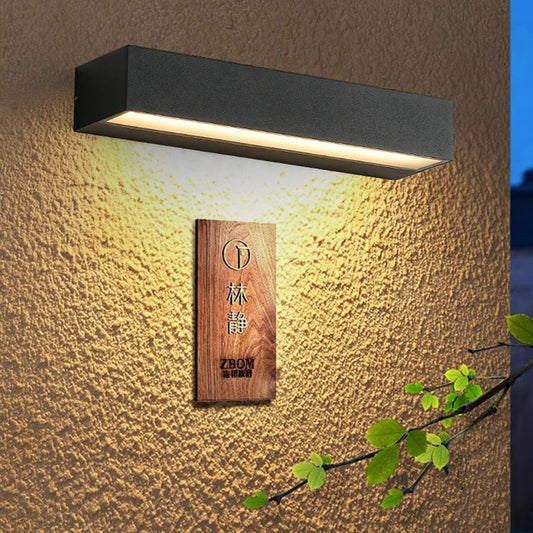 Thij - Wallbright LED Wandlamp | Stijlvolle en Weerbestendige Buitenverlichting