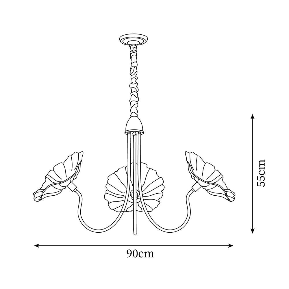 Fiorella | Handgemaakte Murano Glas Bloemenkroonluchter