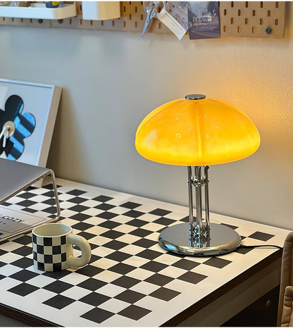 Luxe Lichtgevende Champignon Tafellamp | Een Tijdloos Design voor Jouw Woonruimte