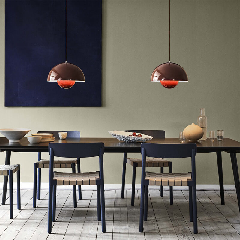 Halfronde Scandinavische Macaron Hanglamp