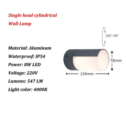 LumiVista - Moderne LED Buitenwandlamp