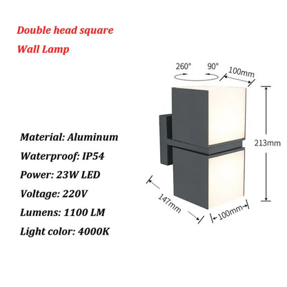 HydroGuard | Waterdichte LED Wandlamp