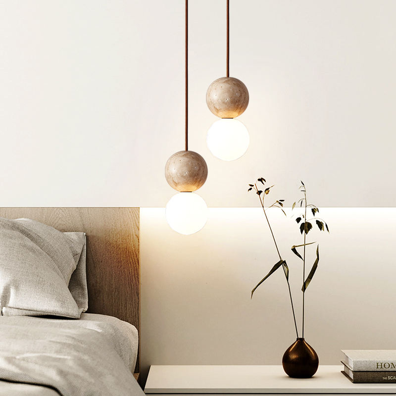 ZenWood Aura - Rustieke Hanglamp met Wabi-Sabi Elegantie voor Sfeervolle Interieurs