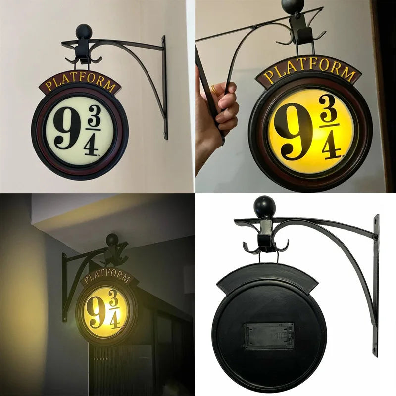 Platform 9 3/4 LED Nachtlamp - Magische Wanddecoratie