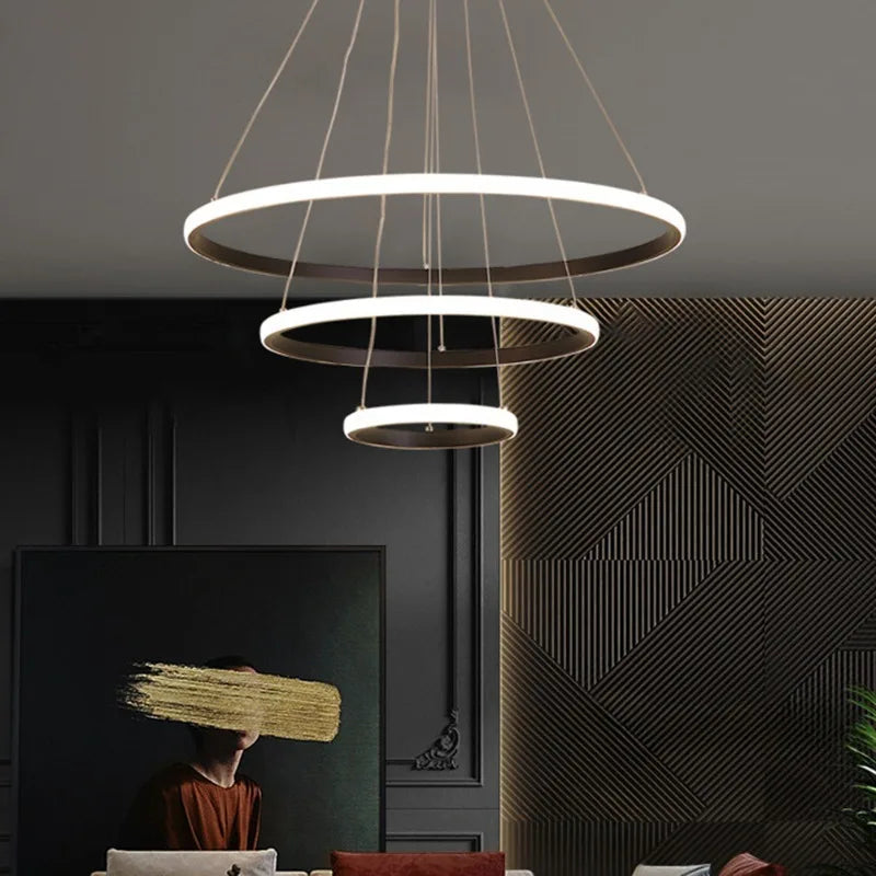 LuxeAdjust - Nordic Luxe Hanglamp | Verstelbare LED Kroonluchter