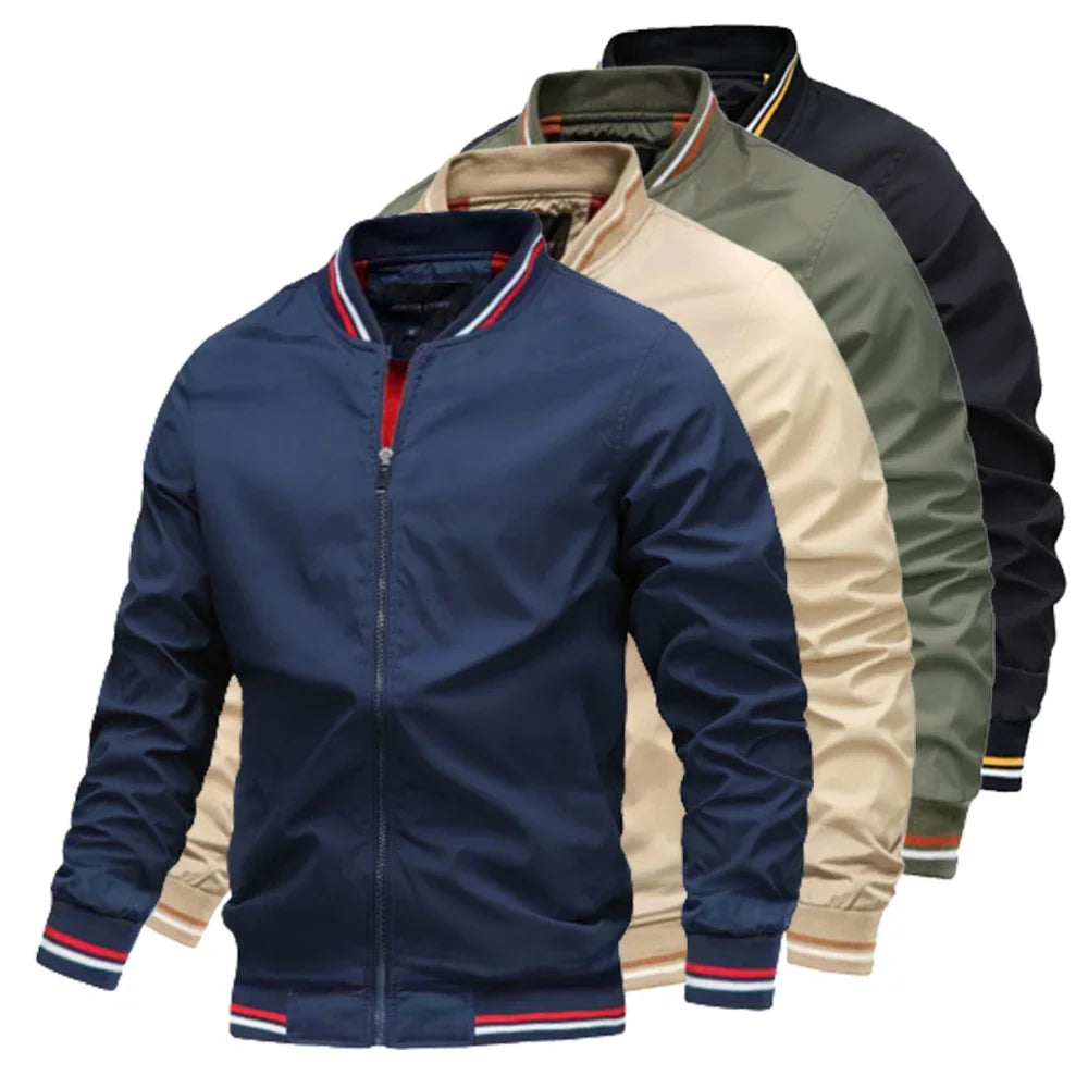 Leo - Heren Windbreaker Bomberjack | Casual Baseballjas voor Herfstmode