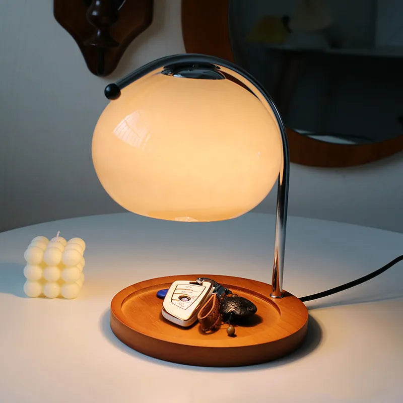 GlowSphere | Elegante Glazen Kaarsverwarmingslamp voor een Betoverende Ervaring