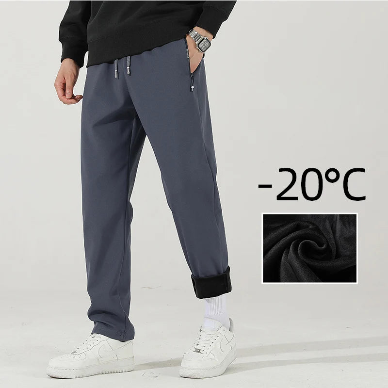 ArcticTrail - Heren Winter Gevoerde Broek | Waterdichte Outdoor Casual Joggingbroek