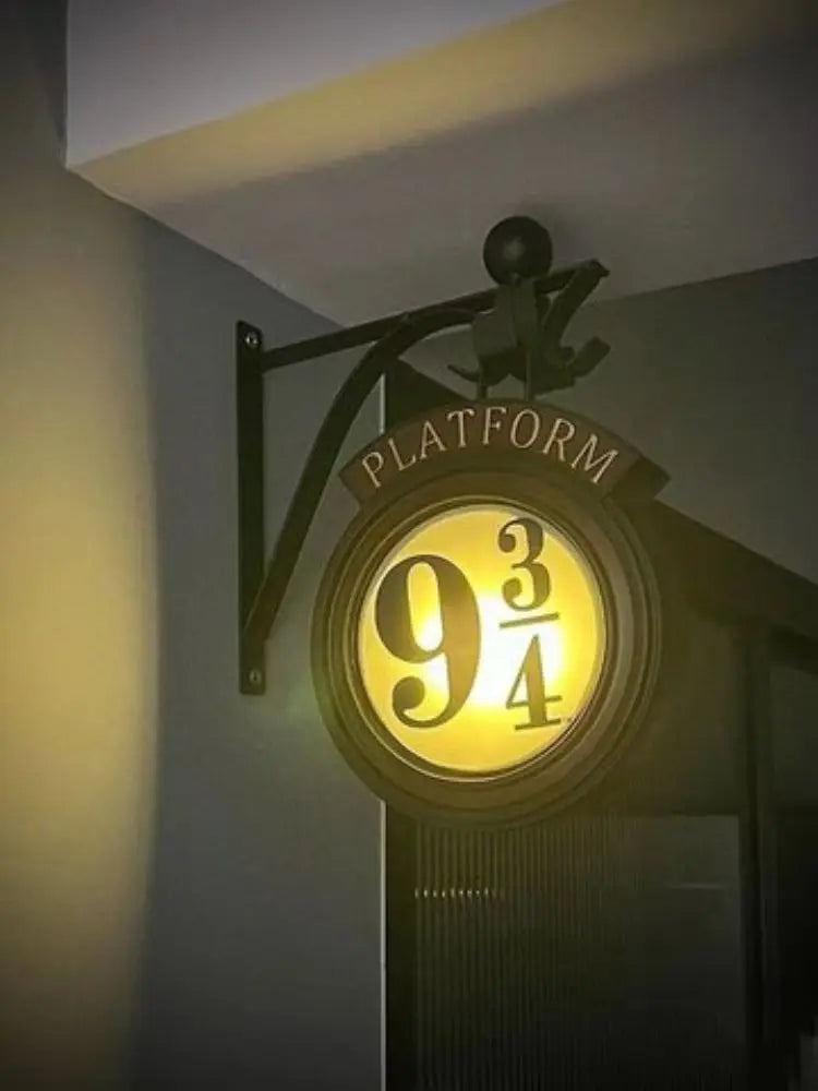 Platform 9 3/4 LED Nachtlamp - Magische Wanddecoratie