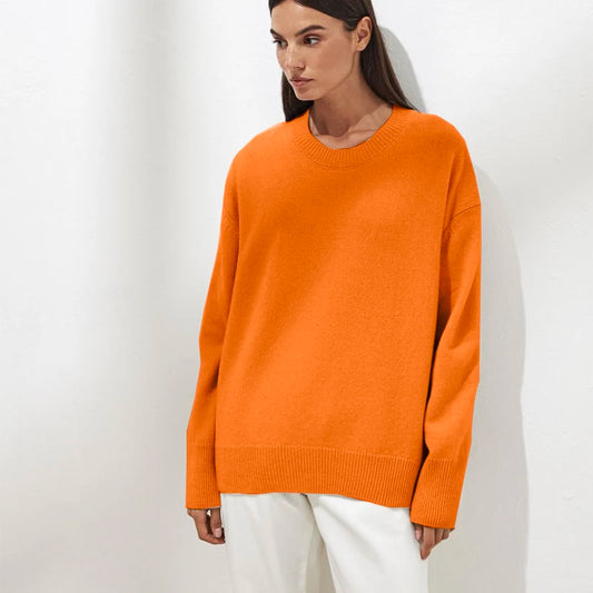 Emma - Dames Cashmere Trui | Losse Gebreide Winter Pullover