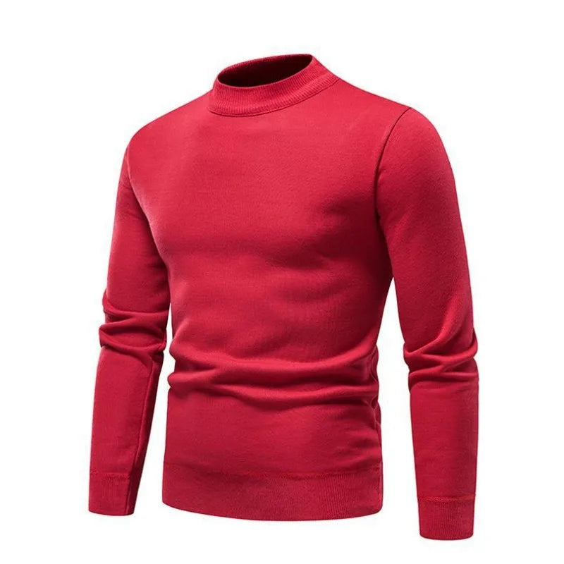 Hugo - Heren Effen Kleur Trui | Warme Gebreide Crewneck Pullover voor Herfst/Winter