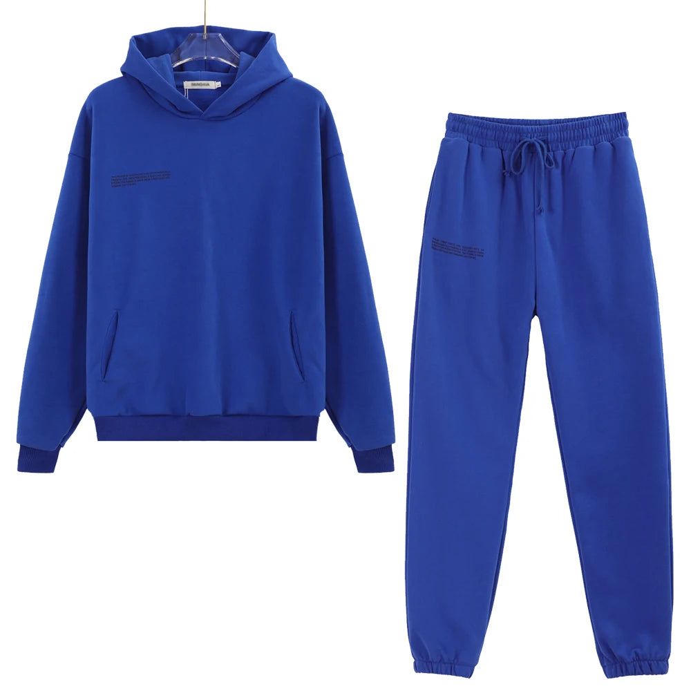 Ava - Hooded Sweatshirt & Pullover Two-Piece Suit