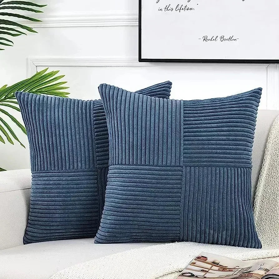 Clara – Zachte Corduroy Kussenhoes voor Luxe Woondecoratie