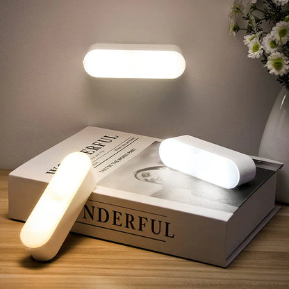 LumosSense | LED USB Oplaadbaar Draadloos Bewegingssensor Wandlamp