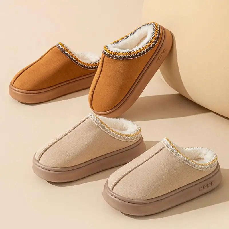 CozySteps - Fluffy Slippers voor Dames | Pluche Winter Huispantoffels in Grote Maten