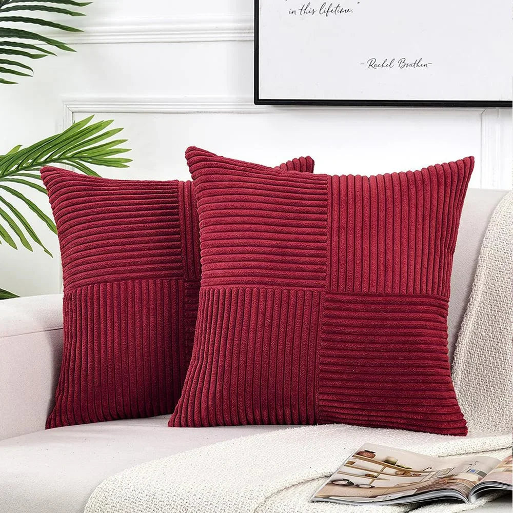 Clara – Zachte Corduroy Kussenhoes voor Luxe Woondecoratie