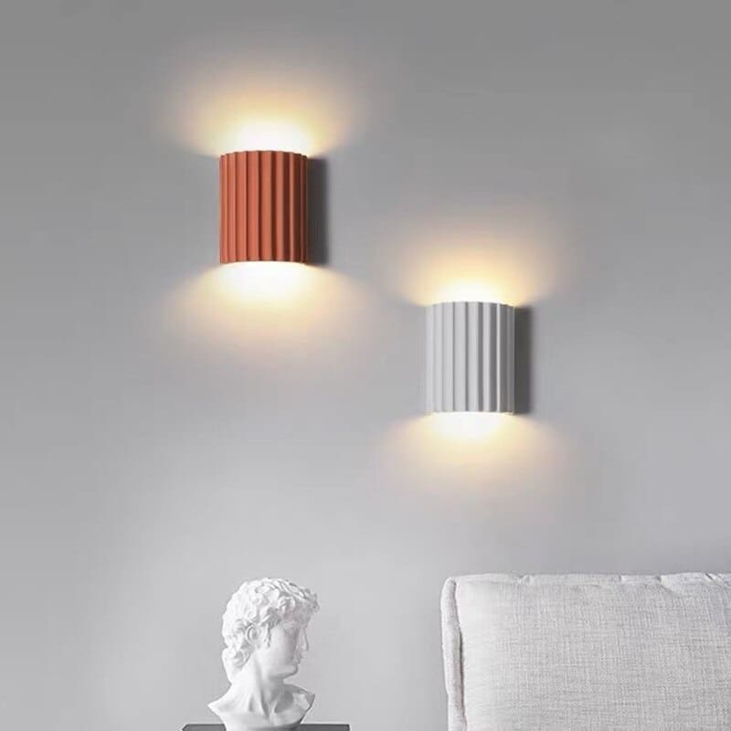 Moderne Resin Halfronde Wandlamp voor Woonkamers | Elegant Verlichtingsaccent