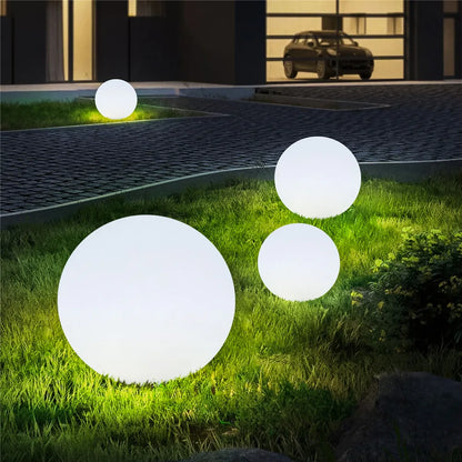 AquaGlow - Waterdichte LED Tuinbol Lamp | Oplaadbare Buiten Landschapsverlichting