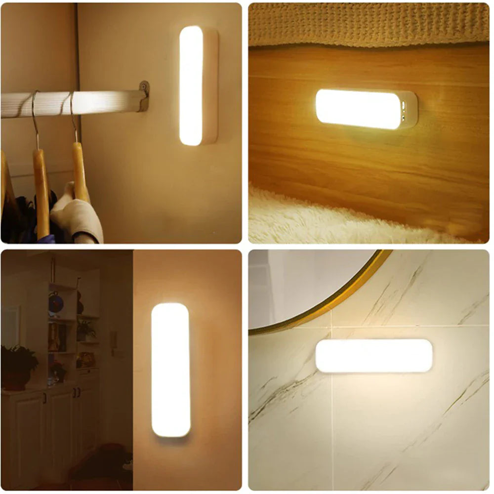 LumosSense | LED USB Oplaadbaar Draadloos Bewegingssensor Wandlamp