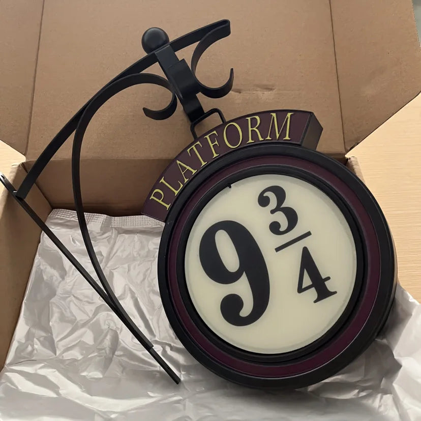 Platform 9 3/4 LED Nachtlamp - Magische Wanddecoratie