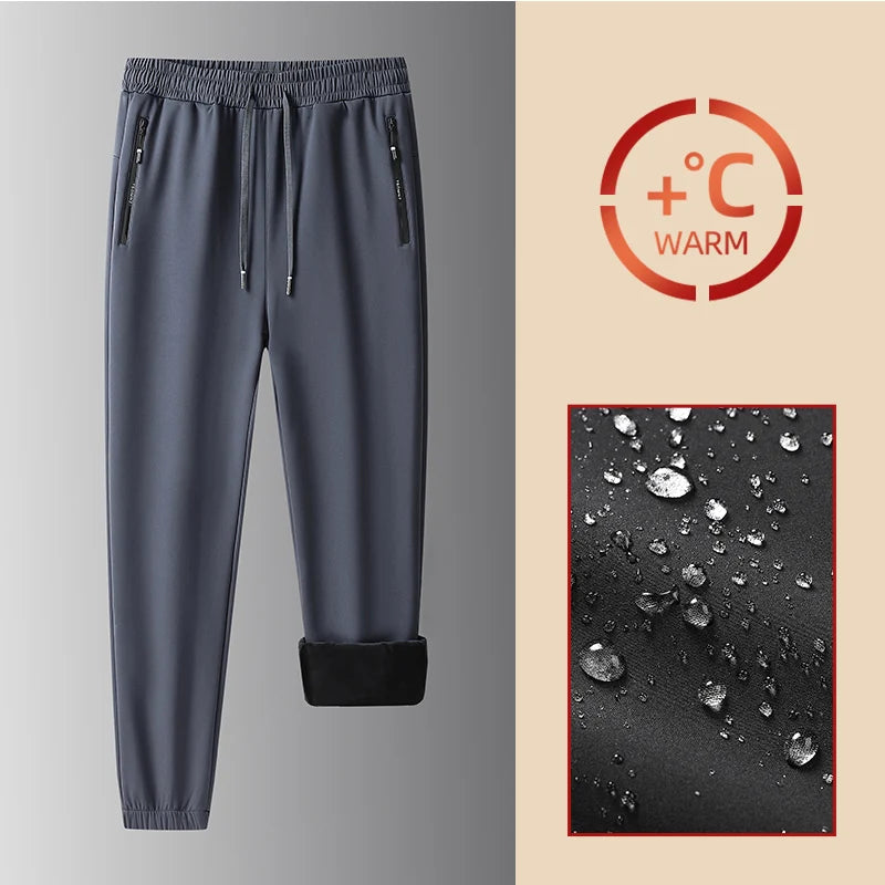 ArcticTrail - Heren Winter Gevoerde Broek | Waterdichte Outdoor Casual Joggingbroek