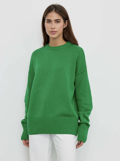 Emma - Dames Cashmere Trui | Losse Gebreide Winter Pullover