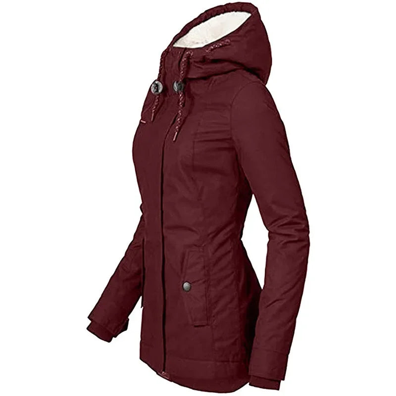 Freya - Dames Outdoor Jas met Rits | Winddichte Waterdichte Bergbeklimjas voor Herfst/Winter